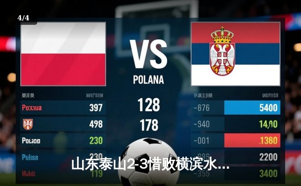 山东泰山2-3惜败横滨水手，韦世豪世界波难救主，世俱杯征程遗憾止步 - 4